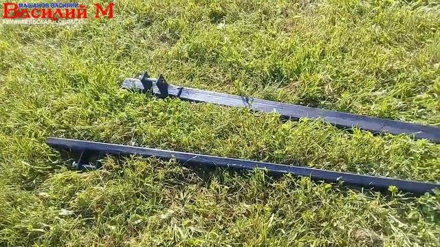 Багажник на рейлинги. Поперечные дуги. Своими руками. смотреть онлайн