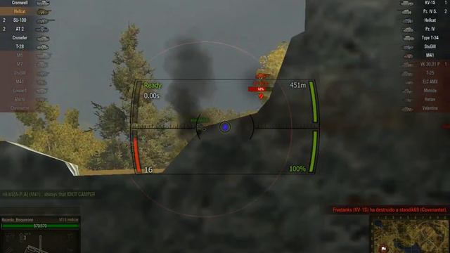 Wolrd Of Tanks - Hellcat VI - " El destructor " Español смотреть онлайн