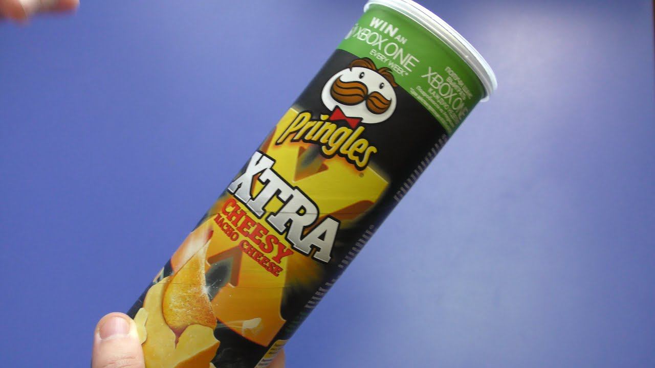 Pringles Xtra Cheesy Nacho Cheese СУПЕРСЫРНЫЕ НАЧОС Обзор на чипсы принглс 4k video смотреть онлайн