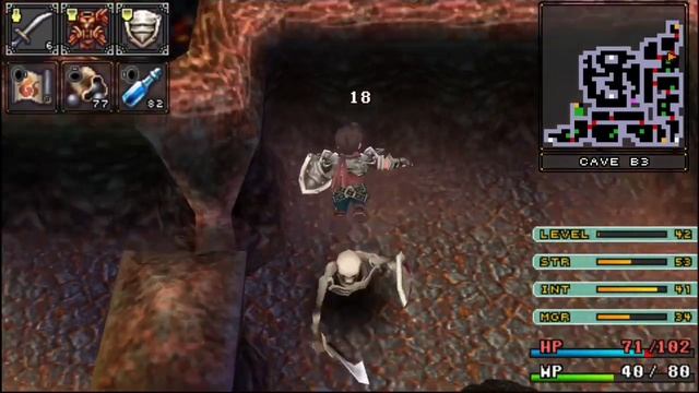 Brandish: The Dark Revenant - Cave B4, Cave B3, Cave B2 [ 100% ] - PPSSPP смотреть онлайн
