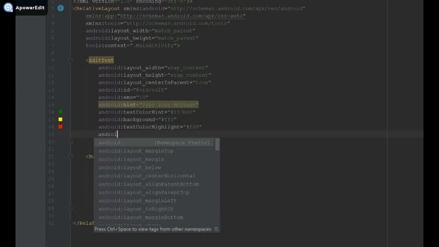 #2 Using the EditText Attributes смотреть онлайн
