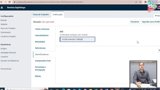 Cadastrando artigo no OJS смотреть онлайн