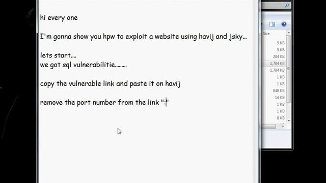 Tutorial On Jsky & Havij , Sql Injection смотреть онлайн