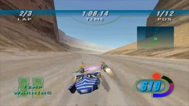 Star Wars Episode I: Racer Level 01 Walkthrough The Boonta Training Course смотреть онлайн