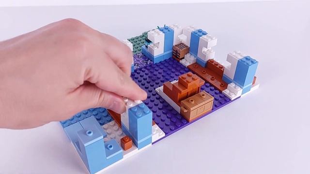 LEGO MINECRAFT 21186 The Ice Castle - Speed Build смотреть онлайн