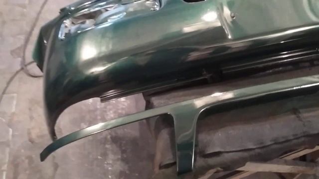 Накладки на пороги, часть2. Бампер Поло готов. смотреть онлайн