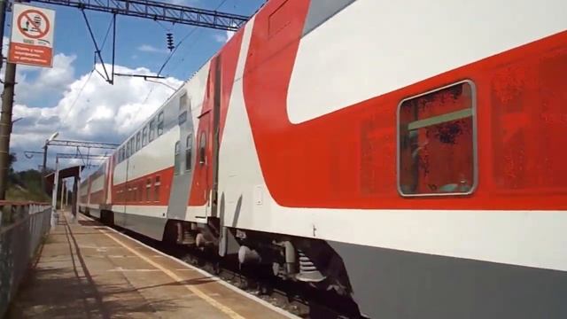 Железнодорожная подборка #7 /пассажирские поезда/ смотреть онлайн