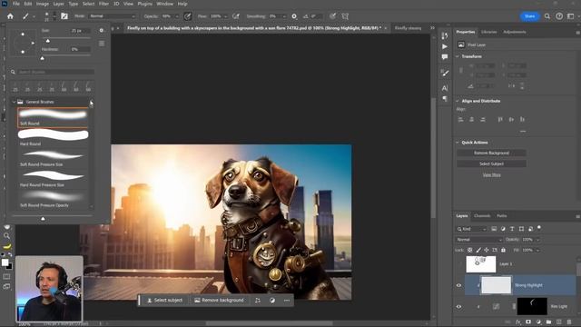 How to Use Generative AI for Compositing in Photoshop with Jesús Ramirez смотреть онлайн