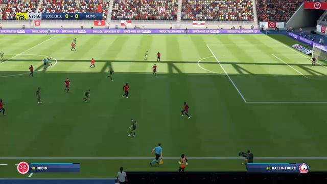 Lille OSC Vs Stade de Reims,French Ligue 1 II FIFA 19 Gameplay смотреть онлайн