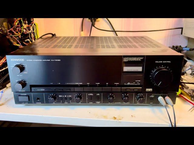 Kenwood KA-1100SD. Профилактика. Часть 1. смотреть онлайн