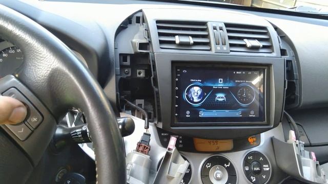 toyota rav4 steering wheel controls android смотреть онлайн