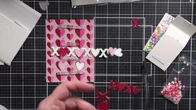 Valentine's Stencil + Paste Backgrounds 3 Cards (Pretty Pink Posh January 2024 Release) смотреть онлайн