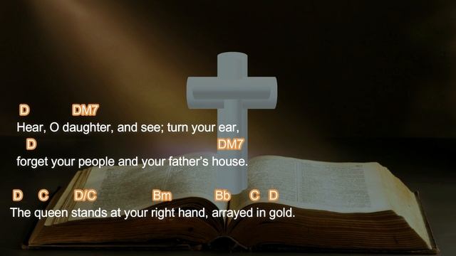 The queen stands at your right hand, arrayed in gold. Psalm August 15, 2021 Chords and Acclaim. смотреть онлайн