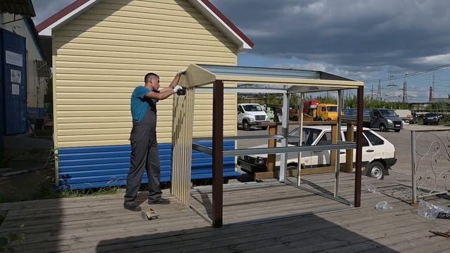 ХОЗБЛОК СБОРНО-РАЗБОРНЫЙ 2х1,8, собираем своими руками смотреть онлайн