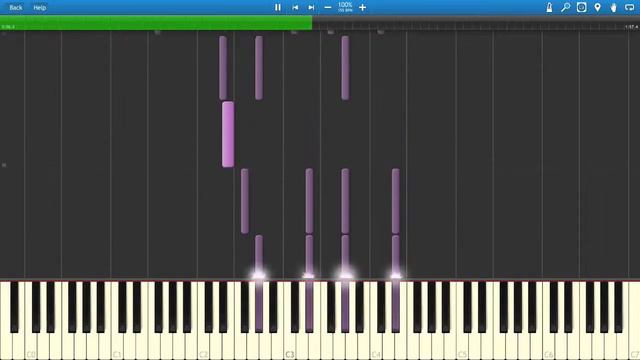 Main theme - Super Smash Bros. Brawl (Piano Cover) [Synthesia] смотреть онлайн