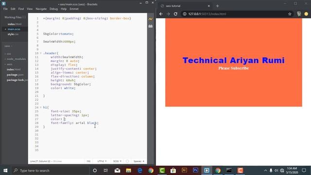 SASS Tutorial in Bangla #5: Nesting in SASS смотреть онлайн