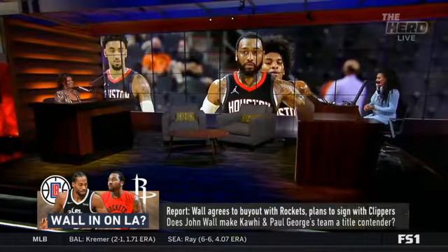 THE HERD | "John Wall accepts to lose money to go to LA Clippers to save his career" - Colin Cowher смотреть онлайн