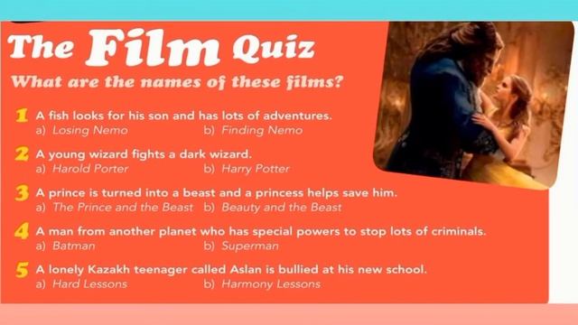 Film quiz. English plus 5 Unit 5. Creativity смотреть онлайн