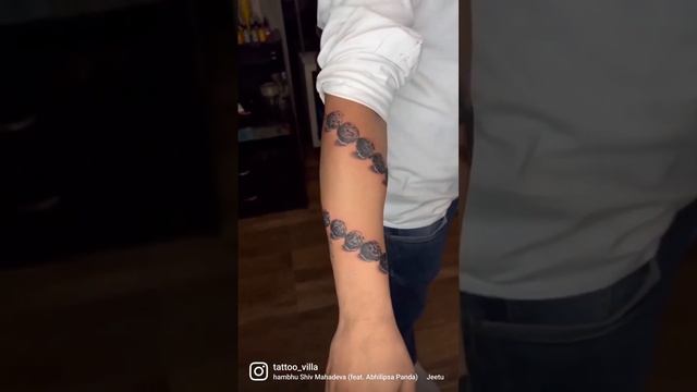 Rudraksh Tattoo for forearm. #tattoo #shiva #tattoos #tattoovilla #delhi #tattooindelhi 9818190412. смотреть онлайн