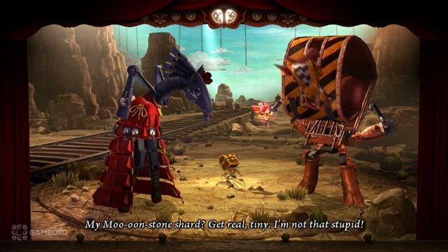 Puppeteer Walkthrough - Gameplay Part 11 (High Noon - Act 4 Curtain 2 - Train Boss) смотреть онлайн