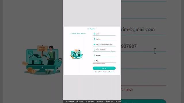 Oracle Apex Sign Up Page. Customised using Jquery Selectors. смотреть онлайн