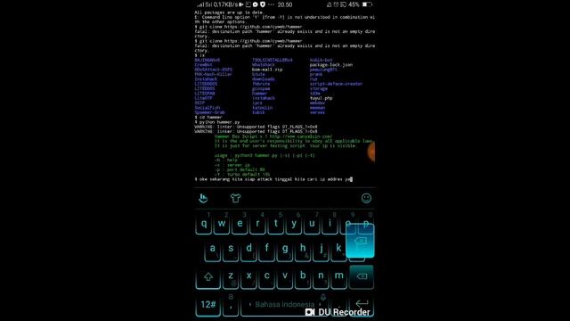 DDoStkl tutorial via termux #100% work смотреть онлайн