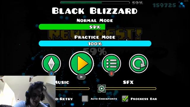Black Blizzard (Extreme Demon) By KrmaL | Geometry Dash