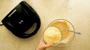 Твои самые пышные вафли. Вафли с сыром на кефире.