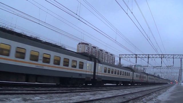 Электропоезд ЭП2Д-0211 ЦППК сообщением Зеленоград-Крюково - Ипподром смотреть онлайн
