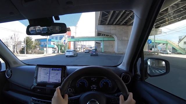 【Test Drive】2019 New NISSAN DAYZ HighwaySTAR ProPILOT 660cc Turbo 4WD - POV City Drive