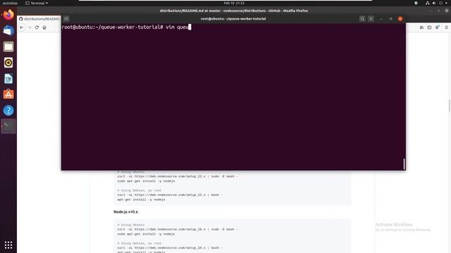 Running Laravel Queues in the background смотреть онлайн