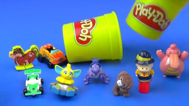 Плей До Сюрприз Баночки Киндер Игрушки Play Doh Surprise Egg Toys for Kids смотреть онлайн