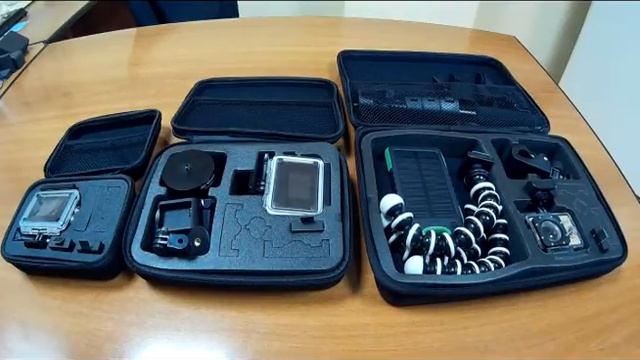 Обзор! Кейс для экшн камеры (малый, средний, большой) | GoPro Hero, SJ4000, SJ5000, Xiaomi Yi смотреть онлайн