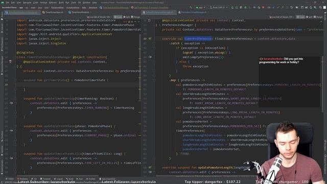Saving Timer State with DataStore (Android/Jetpack Compose) | IncentiveTimer Twitch Stream #34 смотреть онлайн