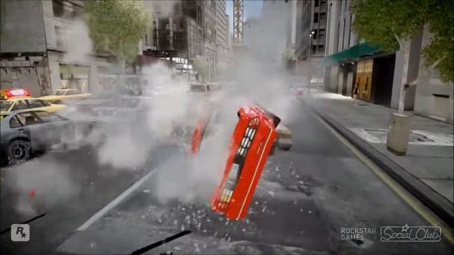 GTA 4/EFLC Chevrolet Camaro IROC-Z 1990 Crash Test смотреть онлайн