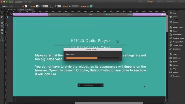 Free HTML5 Audio Player Adobe Muse Widget смотреть онлайн