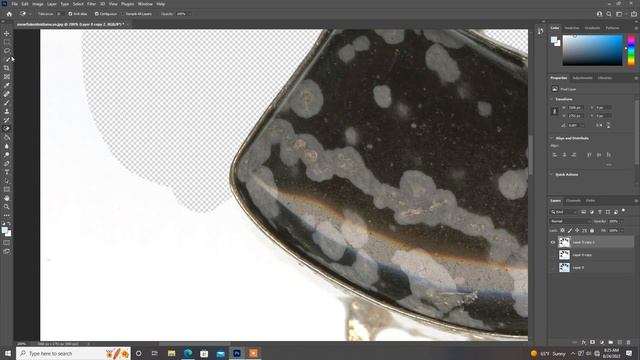 Snowflake Obsidian Bracelet - Photoshop Process for Shadow Free High Key Jewelry Product Photograph смотреть онлайн