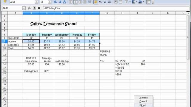 9 - Libre Office Calc, Open Office Calc, Excel Tutorial -- 2 rows of text in 1 cell -- Formatting смотреть онлайн