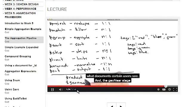 MongoDB Week 5 Lectures part 1 смотреть онлайн