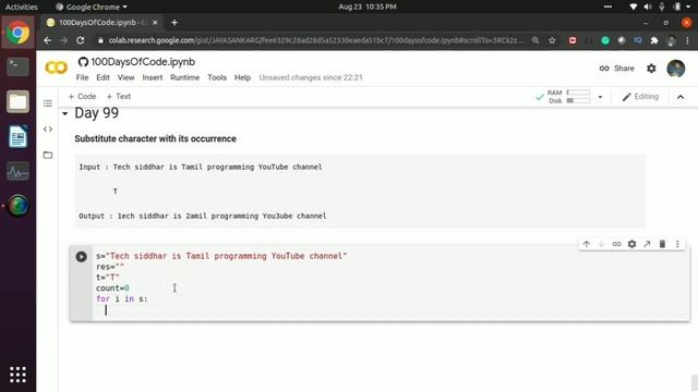 Day 99 ? | 100DaysofCode | Tamil | Tech Siddhar | Python Programming #TS смотреть онлайн