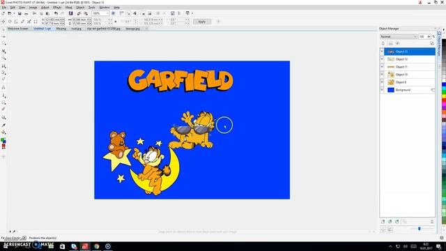 10. Corel Photopaint - lasso mask смотреть онлайн