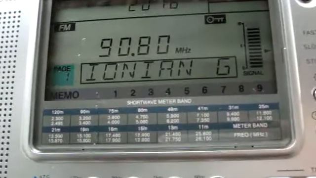 Ionian Galaxy 90,8 - received in Germany (1900 km) смотреть онлайн