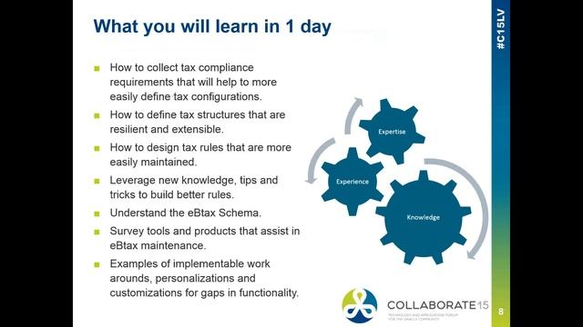 COLLABORATE 15 Workshop Preview: Oracle E-Business Tax смотреть онлайн