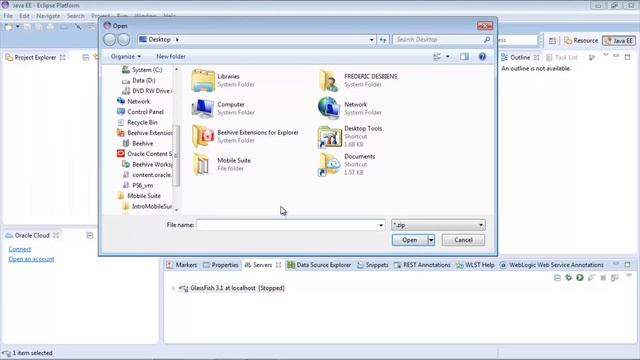 Getting Started for ADF Essentials with OEPE and GlassFish смотреть онлайн