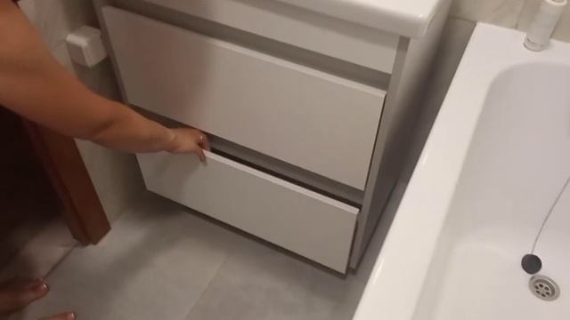 Распаковка — Тумба под умывальник АВН Line Como 70 смотреть онлайн