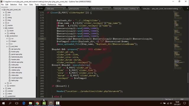 97-Php Dersleri - Bölüm 20- Pdo Yönetim Panelli Porto Firma Scripti Slider yapımı-05 смотреть онлайн