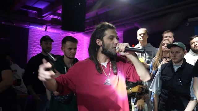 РЭП БАТТЛ D'yadya J.i.(Дядя Джей Ай) & Julia Bura' V THENOTFACE [MyHooD Battle:Инсталляция Джунглей