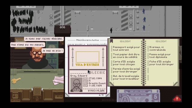 Paper, Please - Gameplay FR - 1080p/60fps [Run #2] (05/10) смотреть онлайн