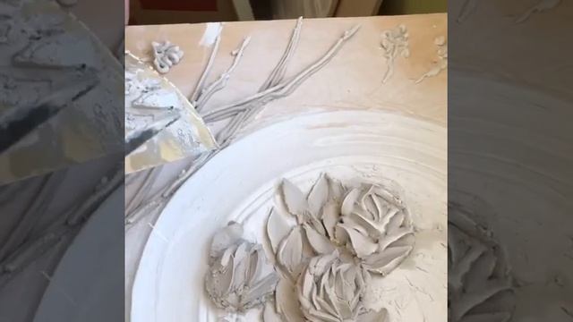 Работы из гипса. Объемные картины. смотреть онлайн