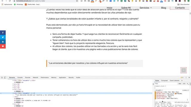 Cómo inspeccionar código css y html en las páginas web. смотреть онлайн